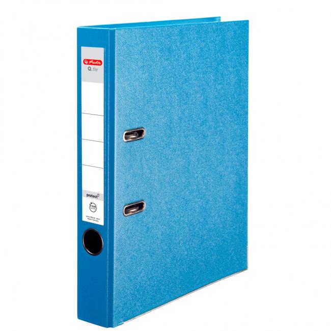 [HL001535] Pákový pořadač Herlitz Q.file 5cm světle modrý