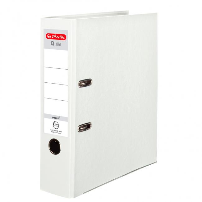 [HL001890] Pákový pořadač Herlitz Q.file 8cm bílý