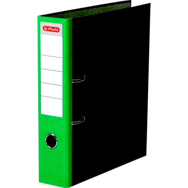 [HL016544] Pákový pořadač Herlitz Mramor 8cm zelený