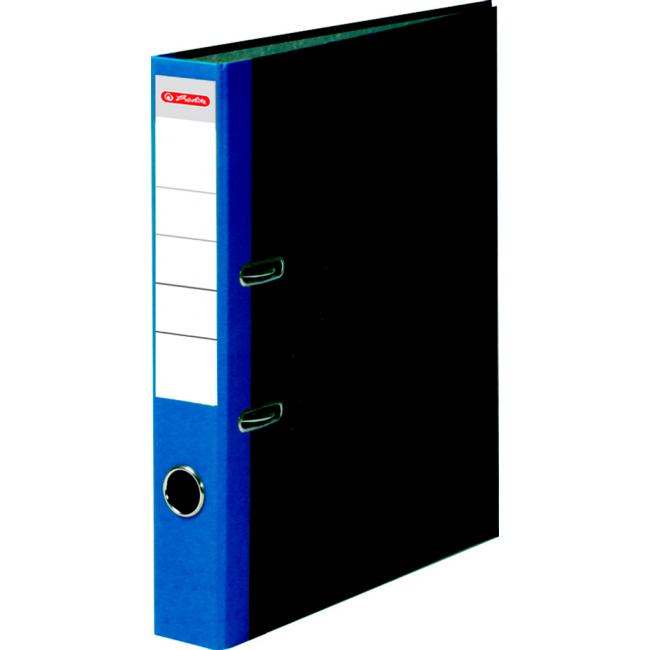 [HL016585] Pákový pořadač Herlitz Mramor 5cm modrý