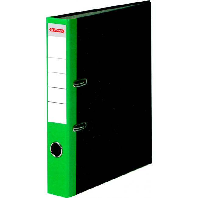 [HL016593] Pákový pořadač Herlitz Mramor 5cm zelený