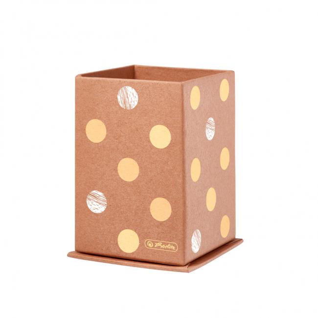 [HL021826] Stojan na pera Herlitz Pure Glam 6,5x6,5cm