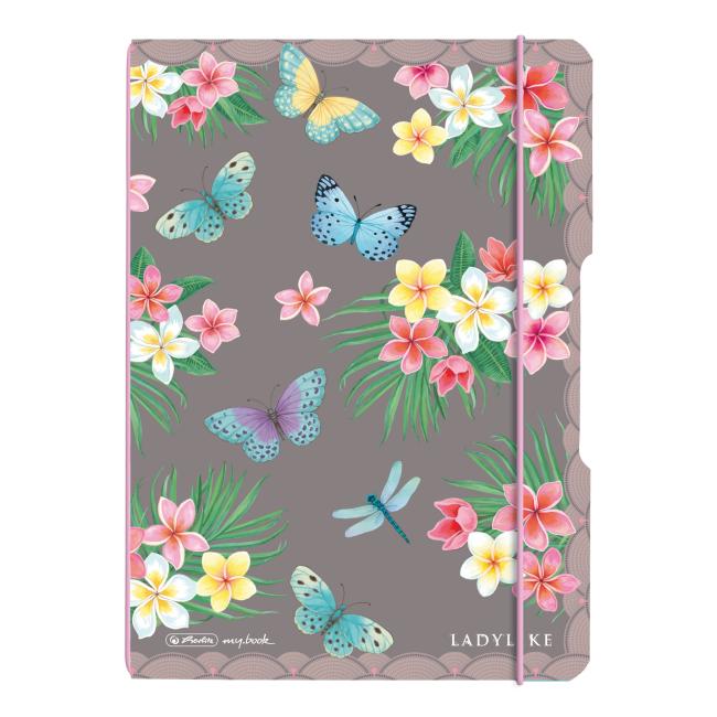 [HL044290] Sešit Herlitz my.book Flex Ladylike Motýl A5 40 listů tečkovaný