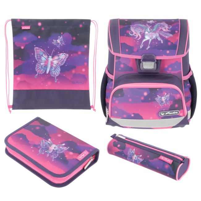 Školní batoh Herlitz Loop+ Unicorn, sada