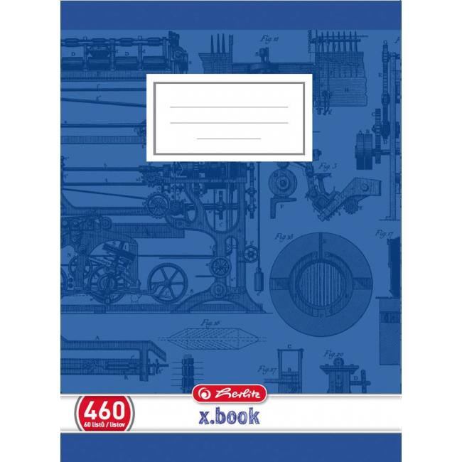 [HL078185] Sešit Herlitz 460, A4, čistý, 70g/m2