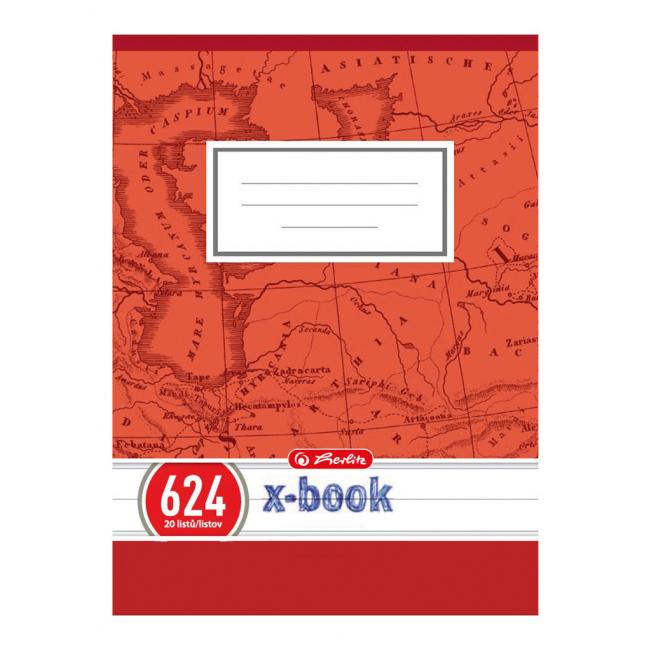 [HL078219] Sešit Herlitz 624, A6, linkovaný, 70g/m2
