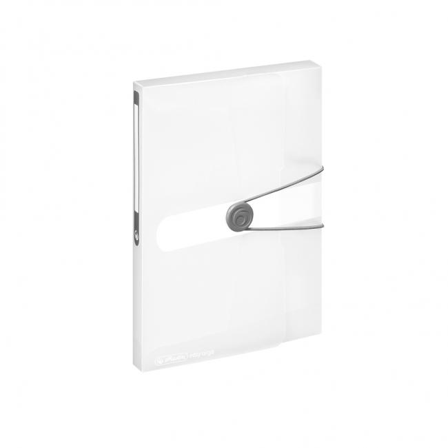 Plastová krabička s gumičkou Herlitz Easy Orga A5 PP čirá