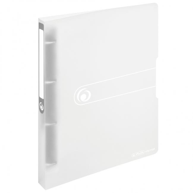 Pořadač 4-kroužkový Herlitz Easy Orga PP 3cm transparentní čirý