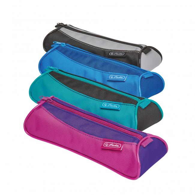 [HL312692] Pouzdro Herlity trojúhelníkové, 21x9x5cm dvoubarevné mix barev