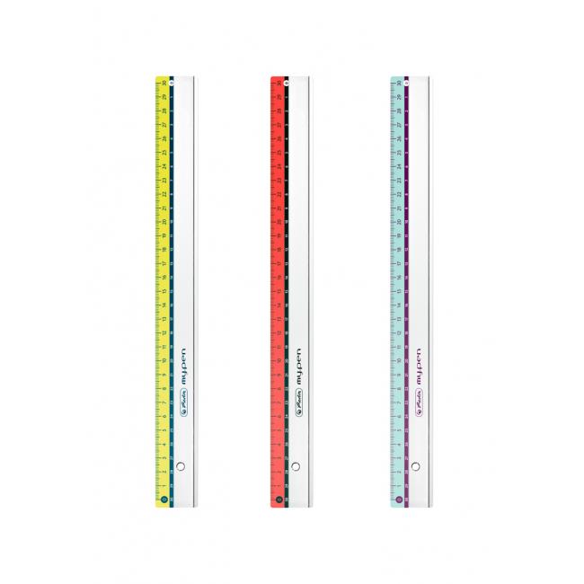 [HL367992] Pravítko Herlitz my.pen 30 cm plastové mix barev
