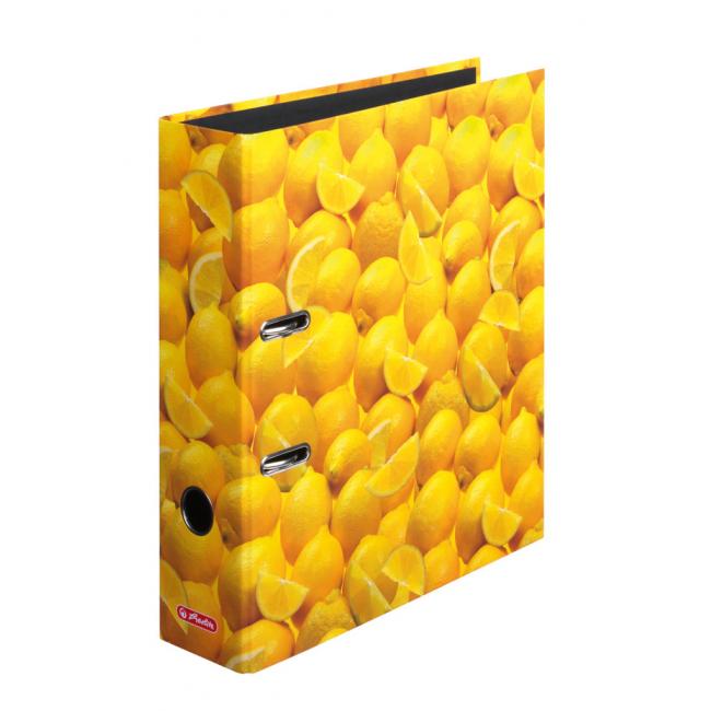 Pákový pořadač Herlitz maX.file 8cm Citrony