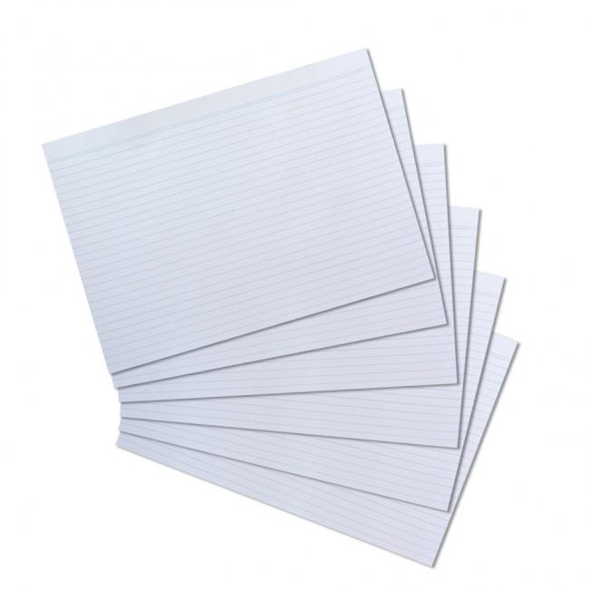 [HL621282] Papírové indexové kartičky A4 Herlitz