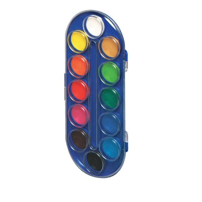 [HL641102] Vodové barvy Herlitz LOCO 12 barev