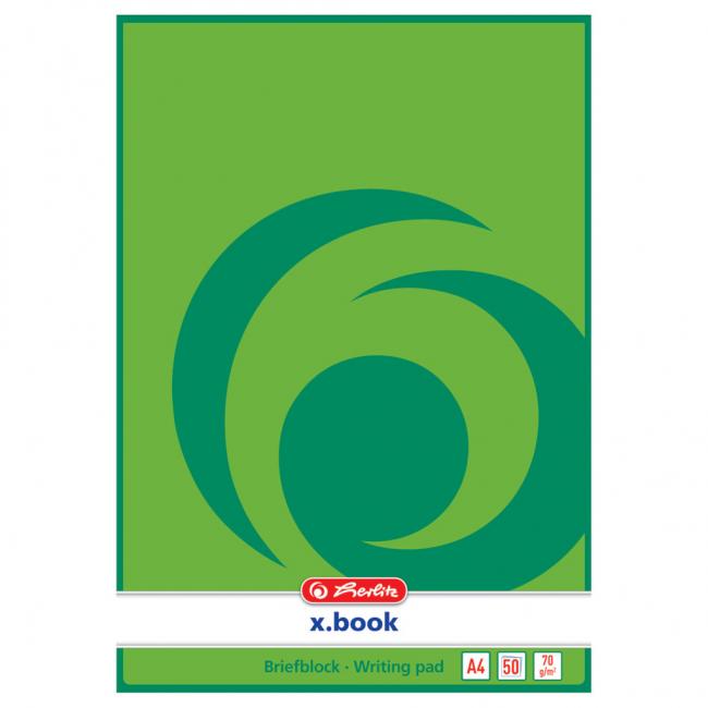 [HL717405] Blok poznámkový čistý Herlitz A4 50 listů