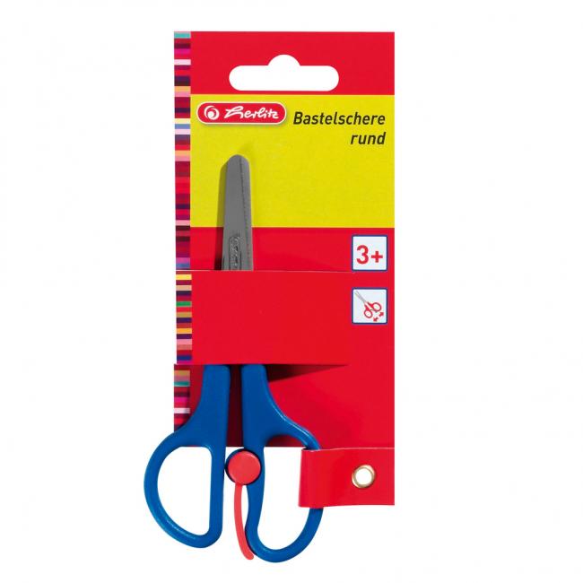 [HL740052] Nůžky Herlitz střední kulaté 13cm mix barev