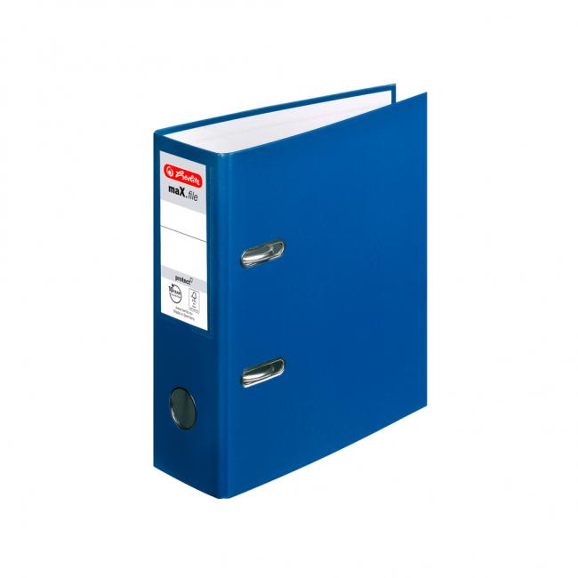 Pákový pořadač Herlitz maX.file A5 7,5cm na výšku modrý