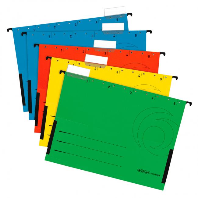 [HL874755] Závěsný obal Herlitz zavřený na obou stranách 5ks mix barev