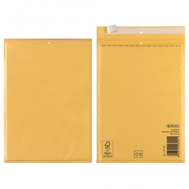 [HL935042] Bublinkové obálky C Herlitz 17x22cm, 4 ks
