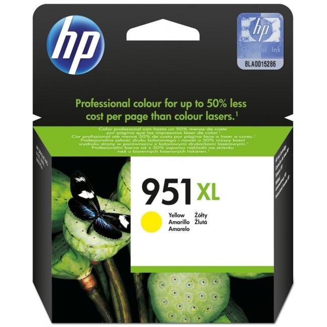 Inkoustová náplň HP CN048AE HP 951XL yellow XL (1.500 str.) pro Officejet Pro 251dw/276dw/8100/8600