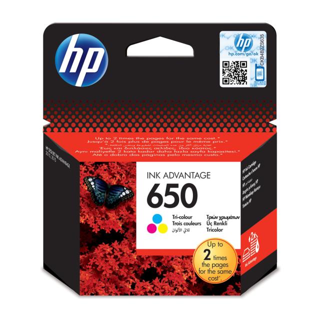 [HP000102] Inkoustová náplň HP CZ102AE HP 650 color (200 str.) pro Deskjet Ink Advantage 1515/2515/2545/2645