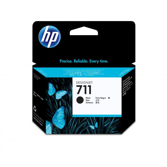 Inkoustová náplň HP CZ133A HP 711 černá (80 ml) pro DesignJet T120/T520/T130/T530