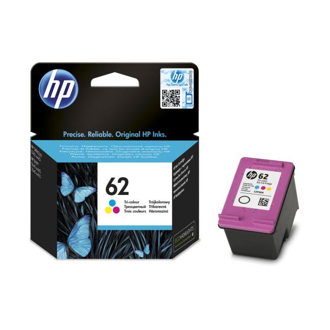 Inkoustová náplň HP C2P06AE HP 62 color (165 str.) pro Envy 5540/5640/5740