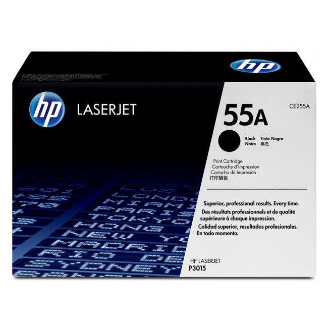 Toner HP CE255A HP 55A black (6.000 str.) pro Enterprise P3015/LJ Pro M521/Enterprise M525