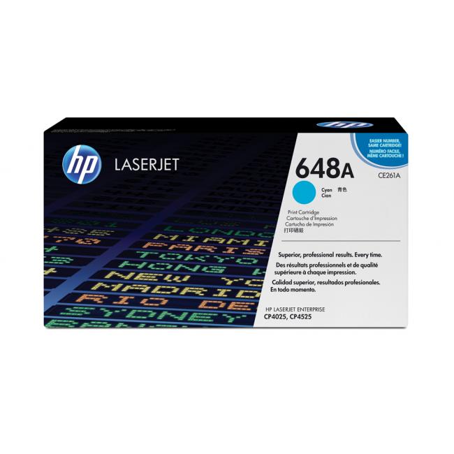 Toner HP CE261A HP 648A cyan (11.000 str.) pro LaserJet CP4525
