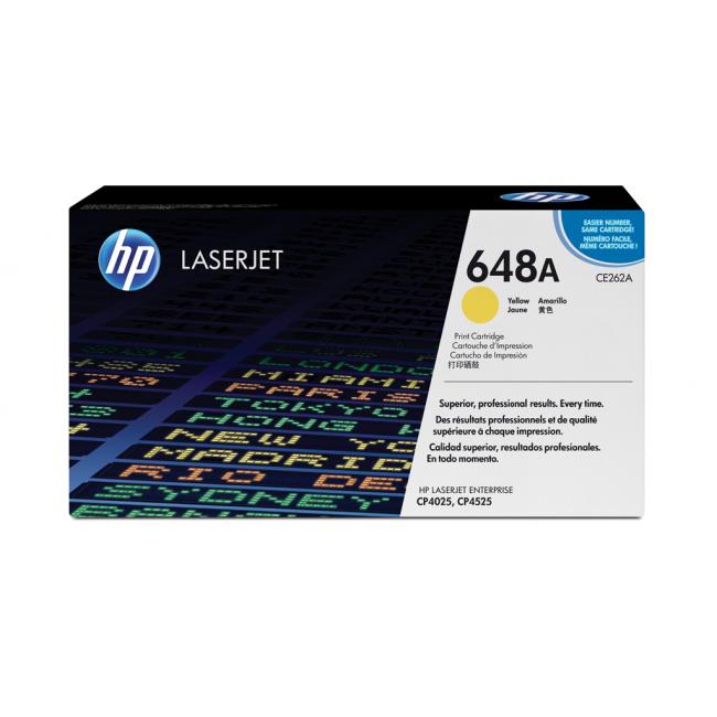 Toner HP CE262A HP 648A yellow (11.000 str.) pro LaserJet CP4525