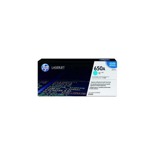 Toner HP CE271A HP 650A cyan (15.000 str.) pro Color LaserJet Enterprise CP5520/M750