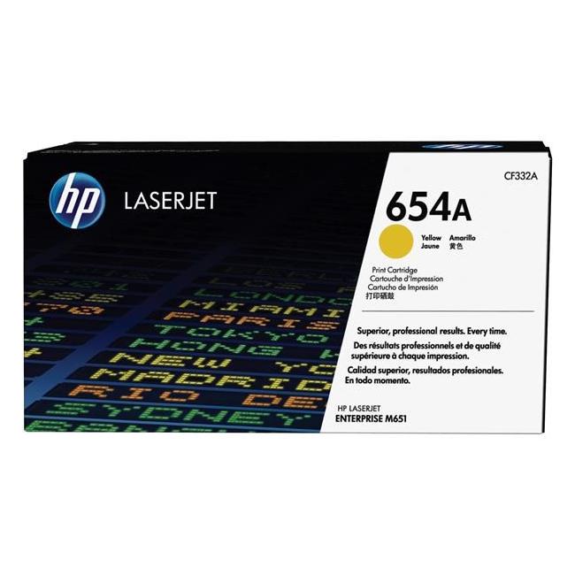 Toner HP CF332A HP 654A yellow (15.000 str.) pro LaserJet Enterprise M651