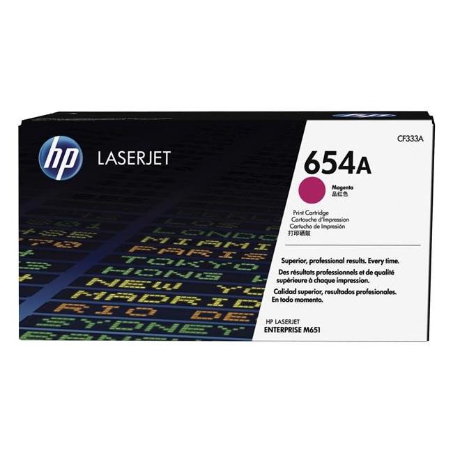 Toner HP CF333A HP 654A magenta (15.000 str.) pro LaserJet Enterprise M651