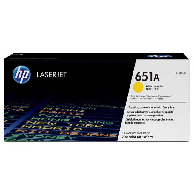 Toner HP CE342A HP 651A yellow (16.000 str.) pro LaserJet Enterprise M775