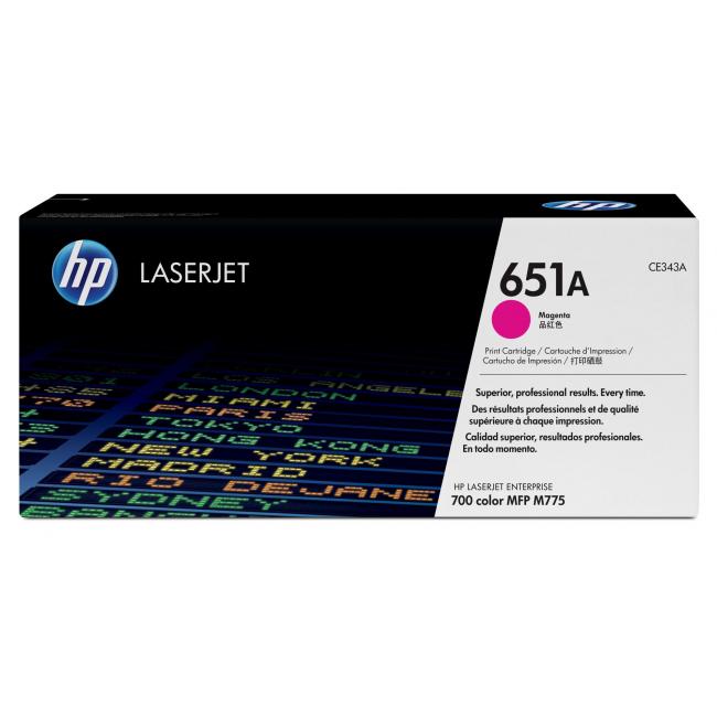Toner HP CE343A HP 651A magenta (16.000 str.) pro LaserJet Enterprise M775
