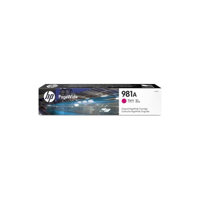 Inkoustová náplň HP J3M69A HP 981A magenta (6.000 str.) pro PageWide Enterprise Color 556dn/586dn
