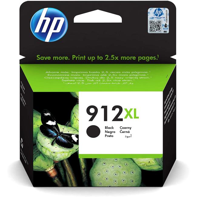 Inkoustová náplň HP 3YL84AE HP 912XL black XL (720 str.) pro Officejet 8012e/8013/Pro 8022e/8023