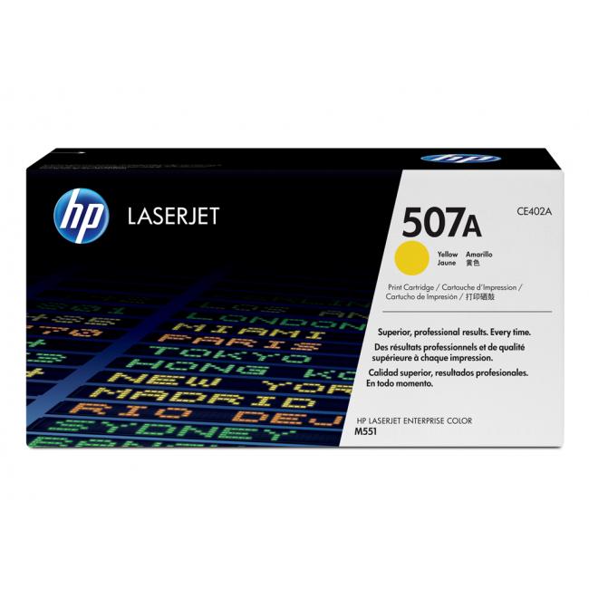 Toner HP CE402A HP 507A žlutý (6.000 str.) pro LJ Enterprise Color M551/M570/M575