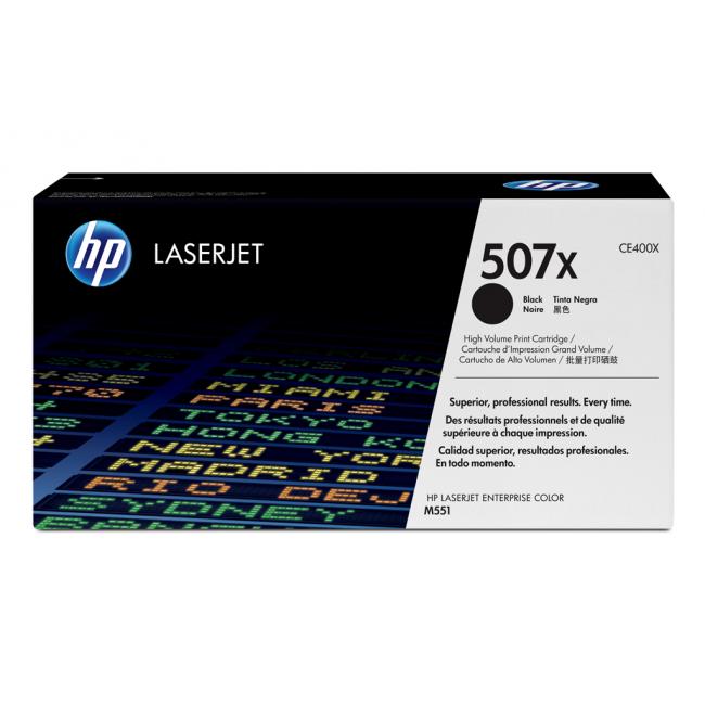 Toner HP CE400X HP 507X black (11.000 str.) pro LJ Enterprise Color M551/M570/M575
