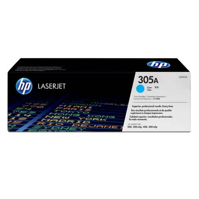 [HP000411] Toner HP CE411A HP 305A cyan (2.600 str.) pro CLJ M351/451/375/475