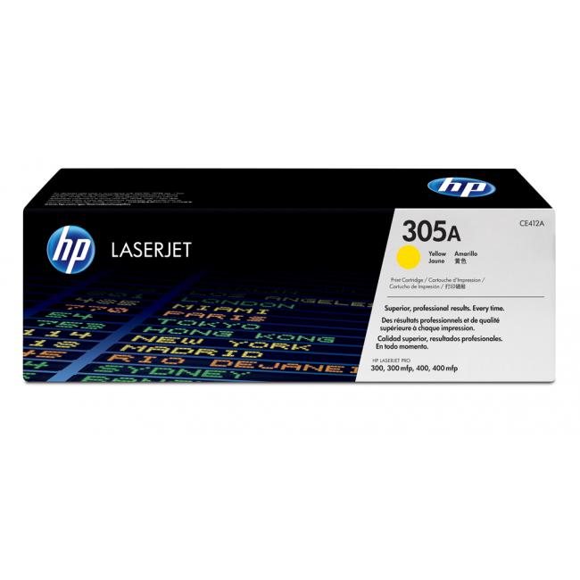 Toner HP CE412A HP 305A yellow (2.600 str.) pro CLJ M351/451/375/475