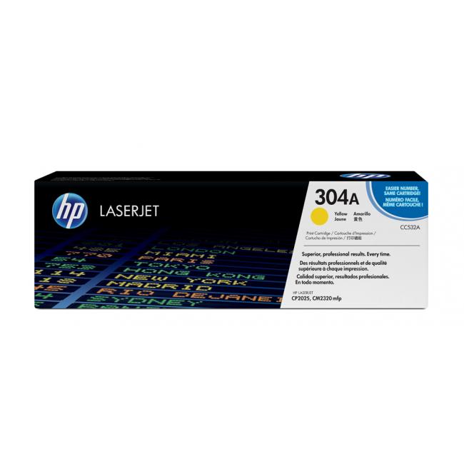 Toner HP CC532A HP 304A yellow (2.800 str.) pro LJ CP2025/CM2320