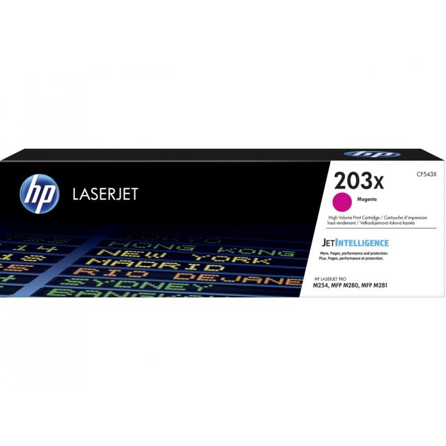 Toner HP CF543X HP 203X magenta (2.500 str.) pro LaserJet Pro M254dw/M280nw/M281fdn