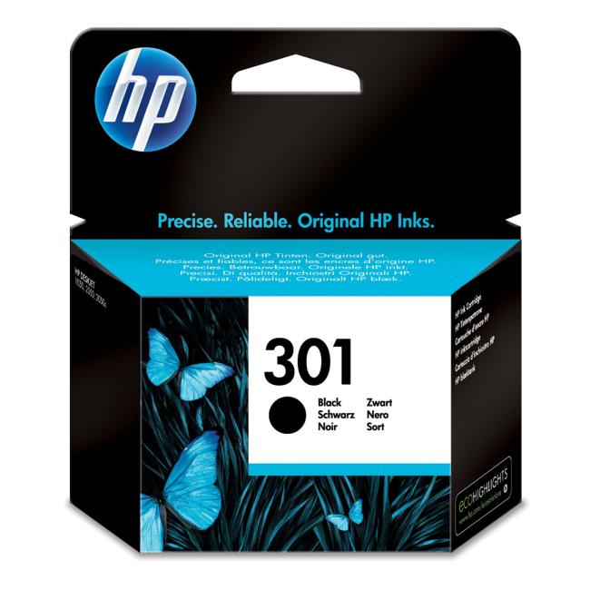 Inkoustová náplň HP CH561EE HP 301 black (190 str.) pro Deskjet 1050A/1510/2050/2050A