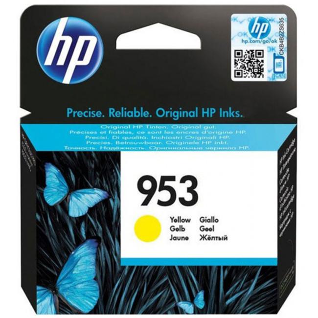 Inkoustová náplň HP F6U14AE HP 953 yellow (700 str.) pro OfficeJet Pro 7740/8210/8710/8720