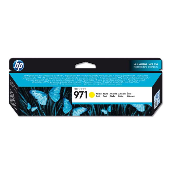 Inkoustová náplň HP CN624AE HP 971 yellow (2.500 str.) pro Officejet Pro X451dw/X476dw/ X551dw