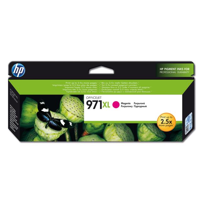 Inkoustová náplň HP CN627AE HP 971XL magenta XL (6.600 str.) pro Officejet Pro X451dw/X476dw/X551dw