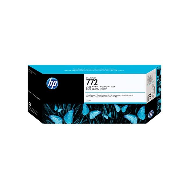 Inkoustová náplň HP CN633A HP 772 black photografic (300 ml) pro Designjet Z5200
