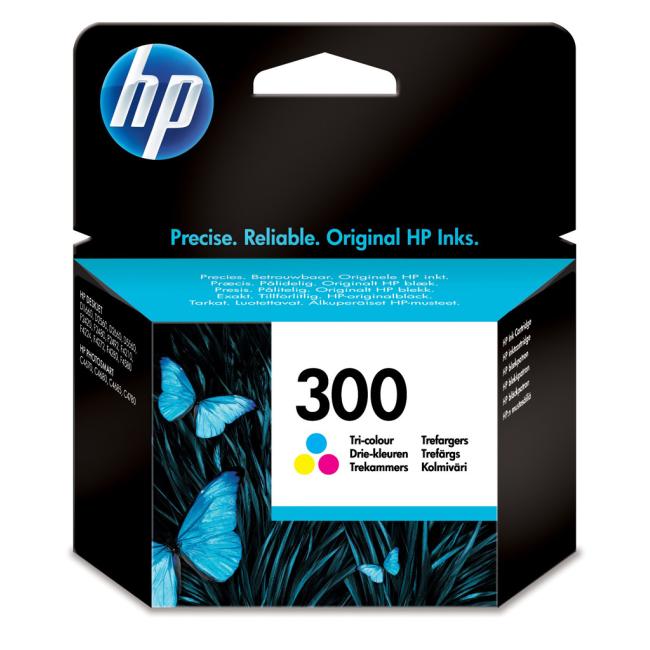 Inkoustová náplň HP CC643EE HP 300 color (165 str.) pro Deskjet D1660/D2560/D5560/F2480/F4280