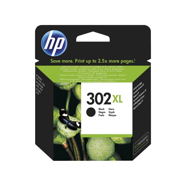 Inkoustová náplň HP F6U68AE HP 302XL černá XL (480 str.) pro DeskJet 2130/3639/OfficeJet 3830