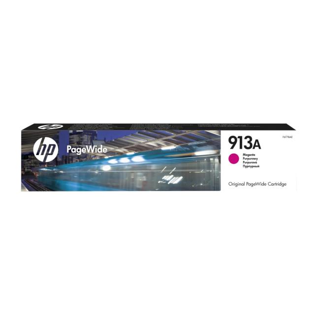 Inkoustová náplň HP F6T78AE HP 913A magenta (3.000 str.) pro PageWide 352/377/ Pro 452/477